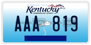 AAA819  license plate in KY