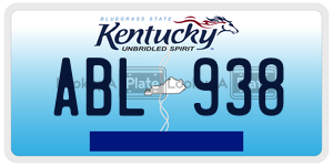 ABL938  license plate in KY