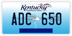 ADC650 license plate in Kentucky