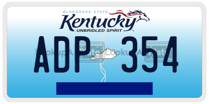 ADP354  license plate in KY