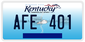 AFE401 license plate in Kentucky