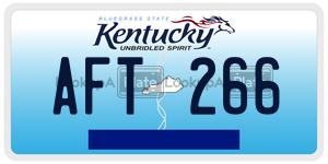 AFT266  license plate in KY