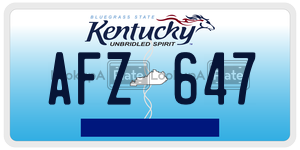 AFZ647  license plate in KY