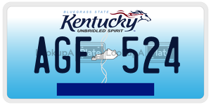 AGF524  license plate in KY