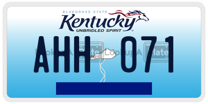 AHH071 license plate in Kentucky