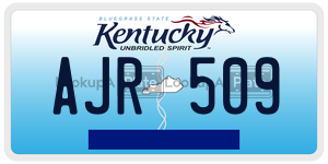 AJR509 license plate in Kentucky