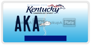 AKA  license plate in KY