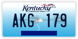 AKG179  license plate in KY