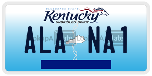 ALANA1  license plate in KY