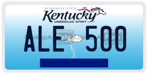 ALE500  license plate in KY