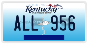 ALL956  license plate in KY