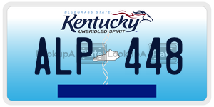ALP448  license plate in KY