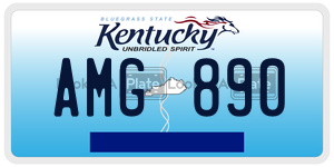 AMG890  license plate in KY