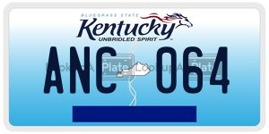 ANC064  license plate in KY