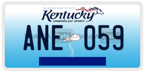 ANE059  license plate in KY