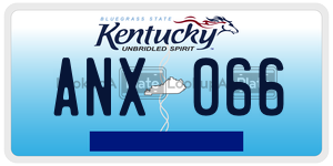ANX066  license plate in KY