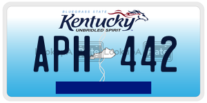 APH442  license plate in KY