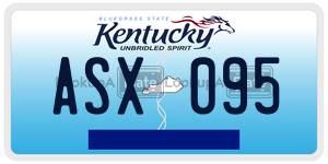 ASX095  license plate in KY