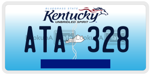 ATA328 license plate in Kentucky