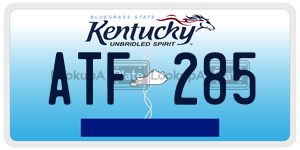 ATF285  license plate in KY