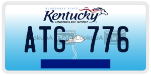 ATG776  license plate in KY