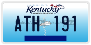 ATH191  license plate in KY