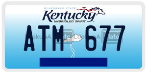 ATM677  license plate in KY