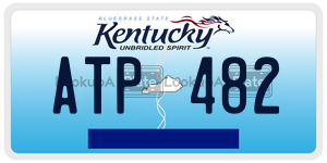 ATP482  license plate in KY