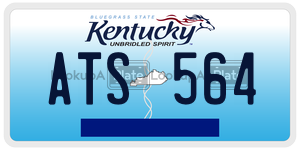 ATS564  license plate in KY