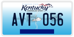AVT056  license plate in KY