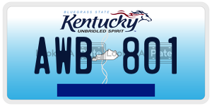 AWB801  license plate in KY