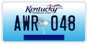 AWR048  license plate in KY