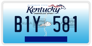 B1Y581 license plate in Kentucky