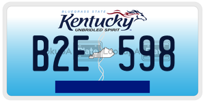 B2E598  license plate in KY