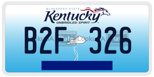 B2F326  license plate in KY