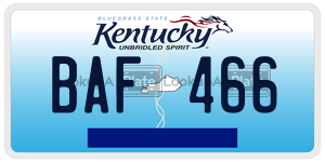BAF466  license plate in KY