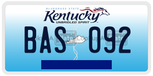 BAS092 license plate in Kentucky