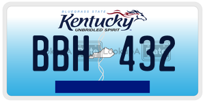 BBH432  license plate in KY
