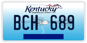 BCH689  license plate in KY