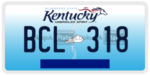 BCL318 license plate in Kentucky
