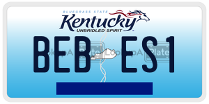 BEBES1  license plate in KY