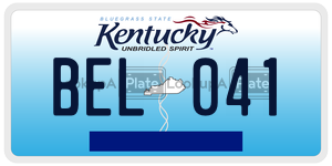 BEL041  license plate in KY