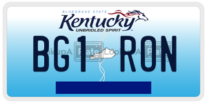 BG1RON  license plate in KY