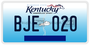 BJE020  license plate in KY