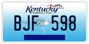 BJF598  license plate in KY