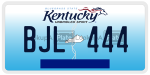 BJL444  license plate in KY