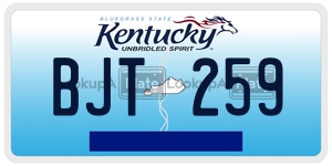 BJT259  license plate in KY