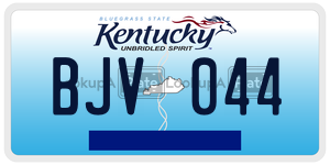 BJV044  license plate in KY