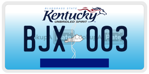 BJX003  license plate in KY