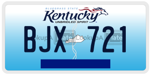 BJX721  license plate in KY